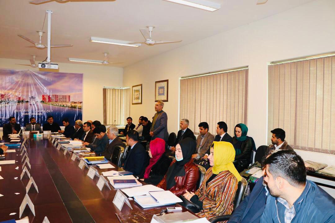 جلسه شورای علمی پوهنتون بلخ